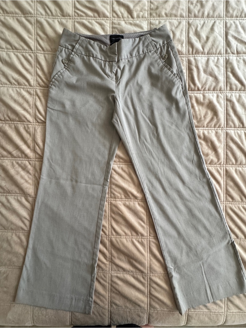 The Limited Women’s Khaki Straight-Leg Pants